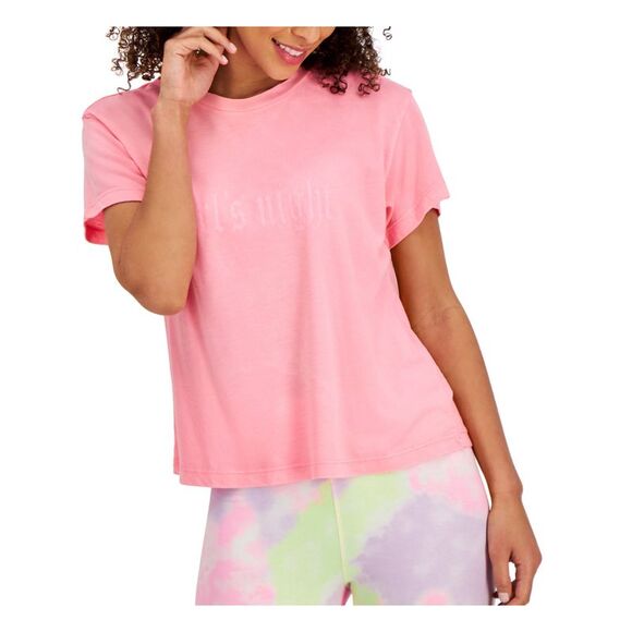 JENNI Intimates Pink Sleep Shirt Pajama Top XS - Picture 1 of 1